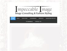 Tablet Screenshot of impeccableimagellc.com